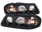 Fits 2004-2005 Chevy Impala Headlights Set GM2502248 GM2503248 Halogen Black New. Price: $113.65.