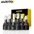 Auxito 9005 + 9006 Led Headlight Kit Bulbs High Low Beam White 80000LM Combo New. Price: $8.54.