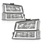 PIT66 Led Headlight, Compatible With 2003-2006 Chevy Silverado 1500 2500 3500... New. Price: $164.40.