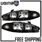1997-1999 Mitsubishi Eclipse Left Right Sides Pair Headlights Headlamps New. Price: $146.97.