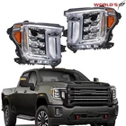 Driver&passenger For Sierra 2500/3500 Hd 2020-2023 Led Headlights W/o Signal New. Price: $466.84.