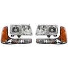 Headlight Kit For 1999-2000 Gmc Yukon Cadillac Escalade Left And Right Halogen New. Price: $255.14.