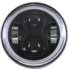 Eagle Lights 5 3/4" Black Led Headlight W/halo Ring Harley Sportster Dyna New. Price: $129.99.