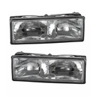 For Chevy Caprice 1987-1990 Headlight Driver And Passenger Side Pair Halogen New. Price: $258.72.
