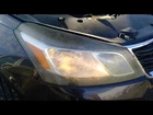 2013-2017 Chevrolet Traverse Right Passenger Headlight Assembly Used, Cracked. Price: $123.50.