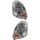 Headlights Set Halogen Fits 2003-2004 Infiniti G35 Base X Sedan New. Price: $264.16.