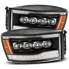 Alpharex Nova For 06-08 Dodge Ram 1500 2500 3500 Led Projector Headlights Black New. Price: $913.50.
