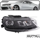 Passenger Side Rh Halogen Headlight Fits Chevrolet 16-18 Camaro New. Price: $231.37.