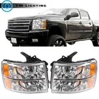 For Chevy SILVERADO1500 2500HD 3500HD 2007-2014 Chrome Headlight Assy Lh+rh Side New. Price: $72.62.