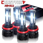 H9+H11 Led Headlight Bulbs Kit High/low Beam Combo Super Bright 6000K White New. Price: $26.99.