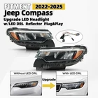 Upgrade Headlight Withled Drl Reflector For 2022-2025 Jeep Compass Pair New. Price: $299.90.