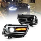 Vland Led Projector Headlights For Dodge Charger 2011-2014 Sequential Front Lamp New. Price: $314.99.