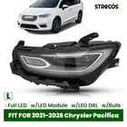 For 2021-2026 Chrysler Pacifica Full Projector Headlight W/led Module Left New. Price: $133.90.
