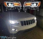 Vland Full Led Projector Headlights For 2014-22 Jeep Grand Cherokee W/sequential New. Price: $394.99.