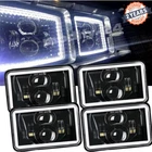 Colight Fit Delta 88 1976-1986 4PCS 4X6" Led Headlights High Low Drl Angel Eyes New. Price: $73.19.