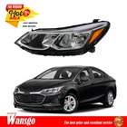 Driver Left Headlight For Chevrolet Cruze 2016 2017 2018 2019 Halogen Chrome New. Price: $62.53.