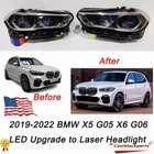 19-21 Bmw X5 G05 X6 G06 Led Upgrade To 19-22 Laser Headlight Assembly Lh+rh Used. Price: $3388.92.