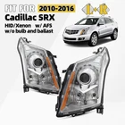 Hid/xenon Headlight With Afs For 2010-2016 Cadillac Srx Chrome Pair Left Right New. Price: $514.10.