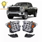 Full Led Headlights Assembly For 2020-2023 Gmc Sierra 2500HD/3500HD Chrome Pair New. Price: $566.03.
