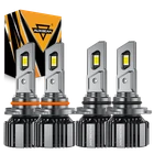 Auxbeam F15 9005 9006 Combo Led Headlight High Low Bulbs 6500K Clear White New. Price: $67.99.