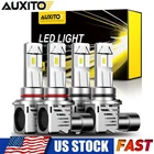 Auxito 9005 9006 HB3 HB4 Led Headlight Kit Bulbs High Low Beam White Lamp 6500K New. Price: $56.69.