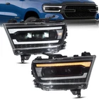 Vland Led Clear Projector Headlights Drl For 2019-24 Dodge Ram 1500 W/sequential New. Price: $499.99.