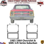 Headlights Door Silver Left&right Side For 1983-1984 Chevrolet Gmc C/k Series New. Price: $114.71.
