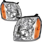 For 2007-2014 Yukon Xl Denali Chrome Housing Headlights Assembly Pair Headlamp New. Price: $78.99.