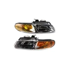 For Plymouth Voyager/grand 1996-1999 Headlights Pair Amber/clear Lens New. Price: $149.78.