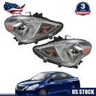 Headlight For 2015-2019 Nissan Versa Left Right Side Clear Lens Halogen New. Price: $117.90.