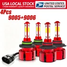 9005+9006 Led Combo Cob Headlight Kit 360000LM Bulbs Hi/low Beam 6000K New. Price: $18.45.