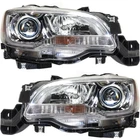 Halogen Headlight Chrome Interior Lh And Rh For 2015-2017 Subaru Legacy Outback New. Price: $318.97.