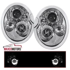 Projector Headlights Fits 2002-2006 Mini Cooper Led Halo Lamps Pair 02-06 New. Price: $208.49.
