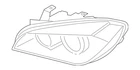 Valeo Right Headlight Assy 046739 / 63-11-7-428-740 For Bmw X1 2015-2016 New. Price: $1275.96.
