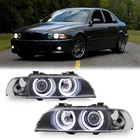 Led Halo Projector Black Headlights For Bmw E39 525I 530I M5 Lh+rh 1996-2000 New. Price: $198.00.