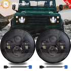 Pair 7" Inch Led Headlights&high-low Beam Kit For Land Rover Defender 90 110 New. Price: $46.94.