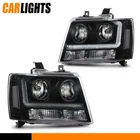 Fit For 2007-2014 Chevy Avalanche Tahoe Suburban Led Drl Headlights Clear/black New. Price: $114.50.