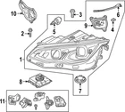 Genuine Volkswagen Composite Assembly 5H0-941-113-D New. Price: $902.44.