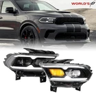For Dodge Durango 2021-23 Passenger+driver Led Headlights W/ Halogen Signal Lamp New. Price: $279.59.