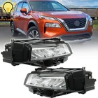 Driver & Passenger Side Headlight For Nissan Rogue 2021-2022-23 Led Chrome Clear New. Price: $234.53.