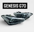 2019-2021 Genesis G70 Left Right Pair Led Clear Adaptive Oem 12-PIN Headlight Used. Price: $1552.05.