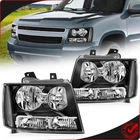 Headlights Assembly For 2007-2013 Chevy Avalanche 1500 Black Housing Left&right New. Price: $81.98.