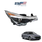 For Hyundai Elantra 2021-2022 Headlight Assembly Halogen Clear Passenger Black New. Price: $89.36.