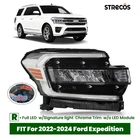 2022-2024 Ford Expedition Full Led Headlight W/ Chrome Trim Strip Right Side New. Price: $242.99.