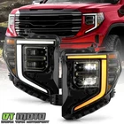 For 2022-2024 Gmc Sierra 1500 Black/smoke Bezel Full Led Headlights Left+right New. Price: $399.99.