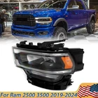 For 2019-2024 Ram 2500 3500 Headlight Full Led W/ Reflector Type Left Side Black New. Price: $285.99.