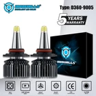 Ironwalls 9005 Led Headlight Bulbs 6500K High/low Beam 360 White Super Bright New. Price: $59.98.
