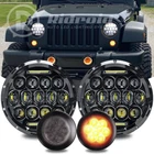 Dot 140W 7" Led Round Headlights+turn Signal For Jeep Wrangler 07-17 Jk New. Price: $64.95.