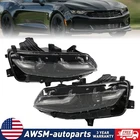 For 2019-2024 Chevy Camaro Ls/lt Led Headlight Black W/ Bulbs Left+right Pair New. Price: $251.44.