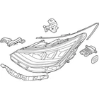1991-1995 Hyundai Elantra Lamp Assembly-head Oem New 9210228550. Price: $325.76.